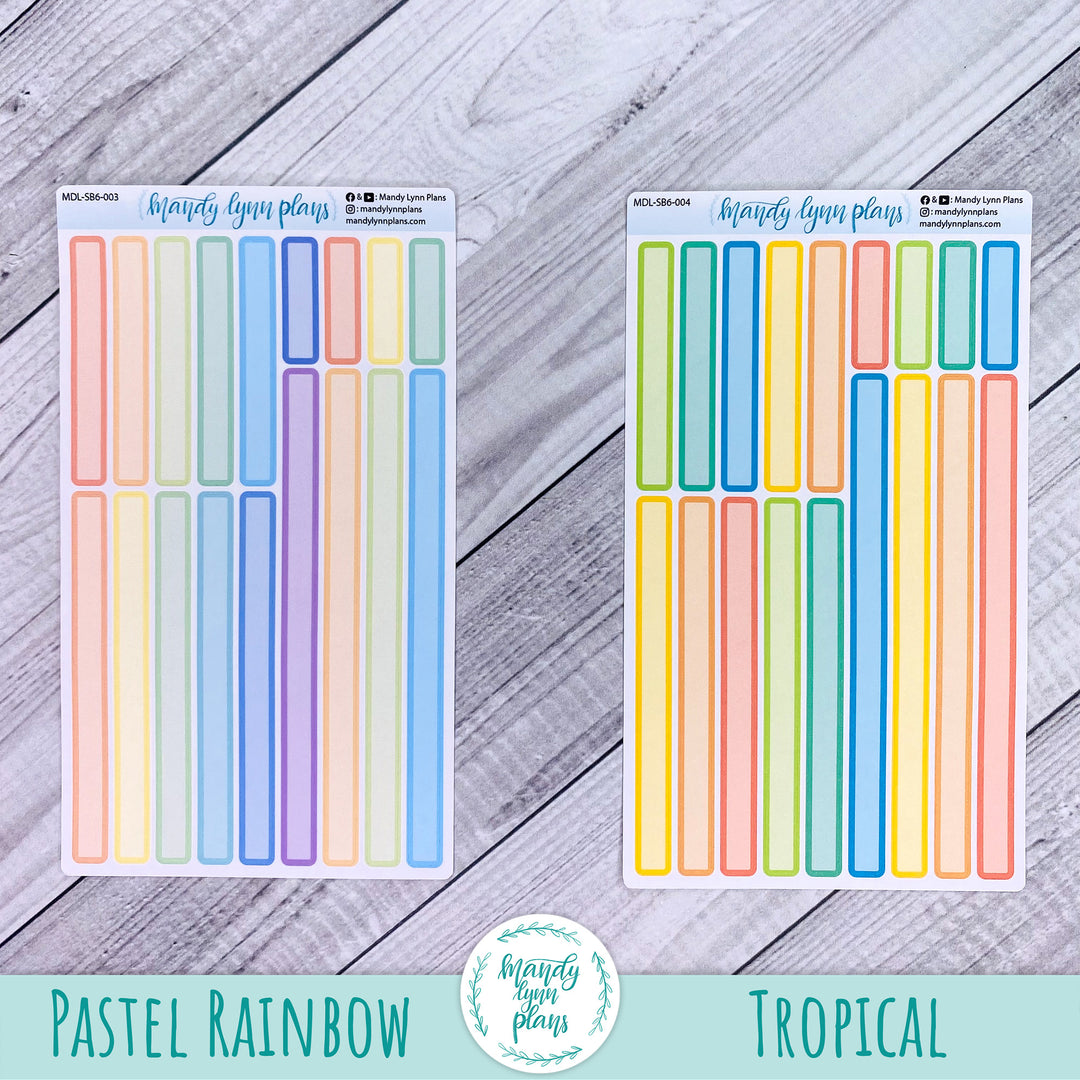 Multi-Day Labels || A5 & B6 Common Planner