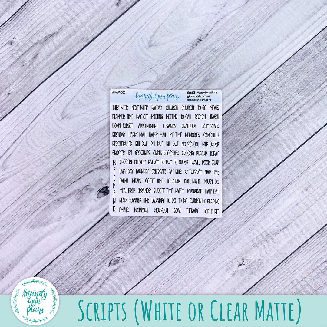 Hobonichi Weeks Weekly Kit || Winter Wonderland || WK-W-2291
