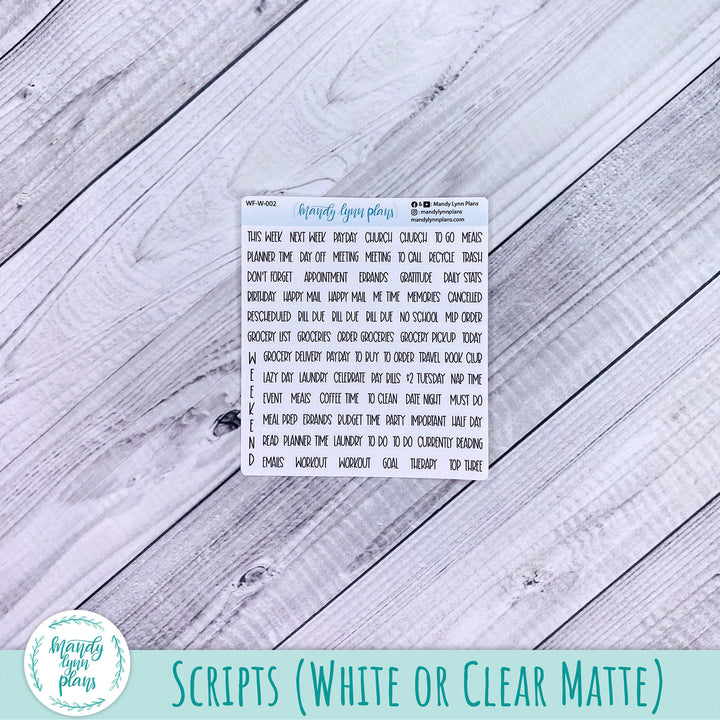 Hobonichi Weeks Weekly Kit || Winter Wonderland || WK-W-2291