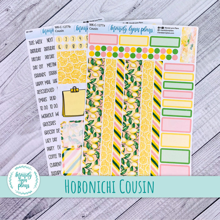 Hobonichi Cousin Weekly Kit || Lemons || WK-C-1277