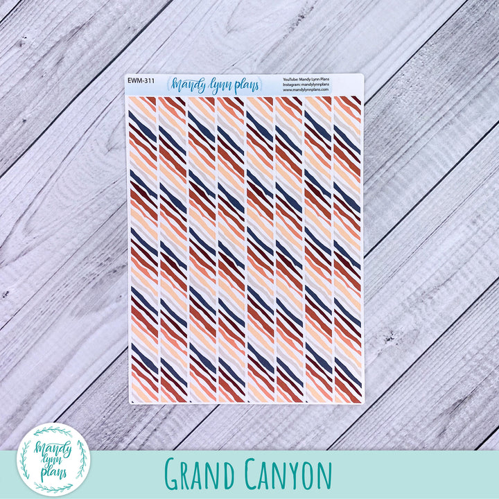 7x9 Striped Washi Strips