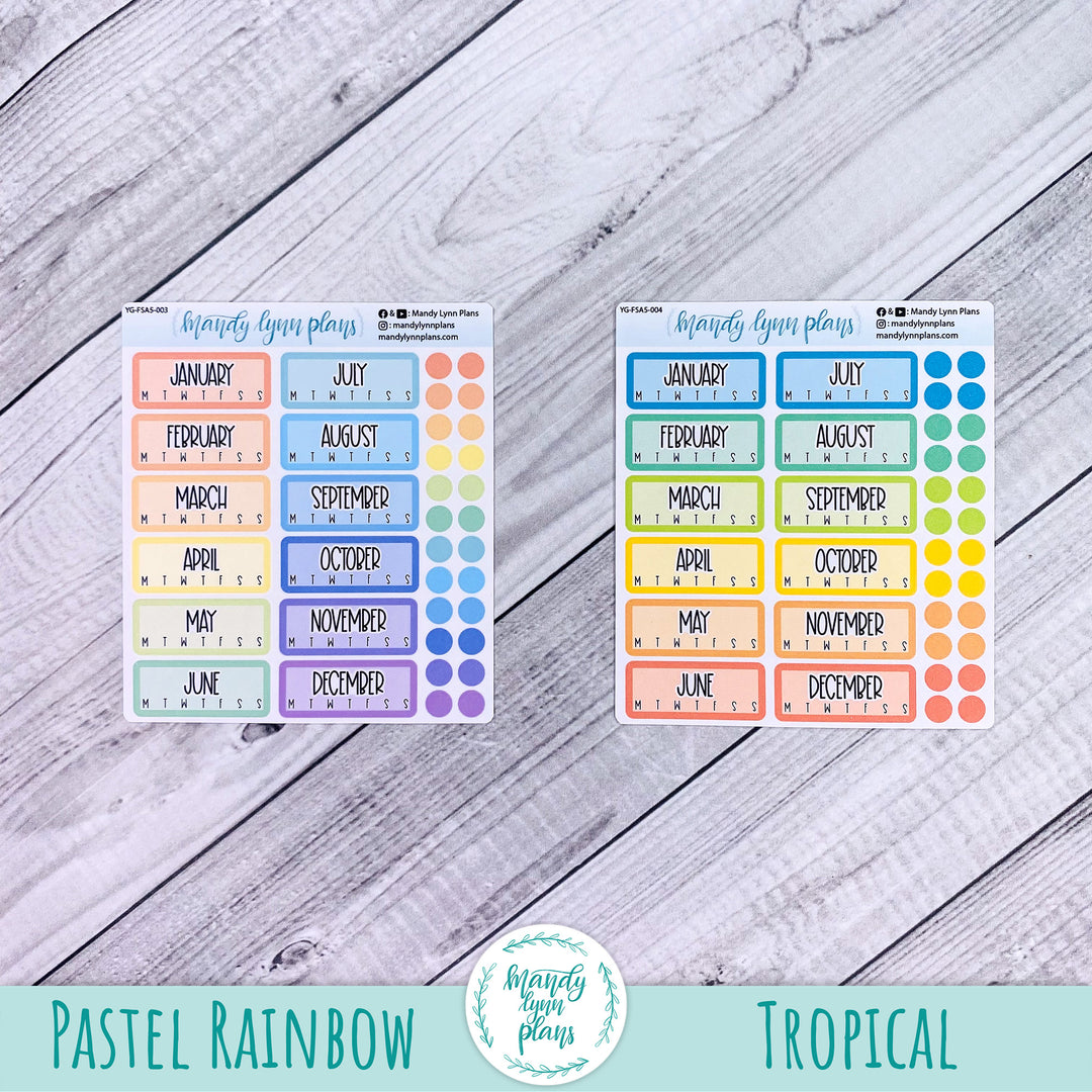 A5 Common Planner Year at a Glance