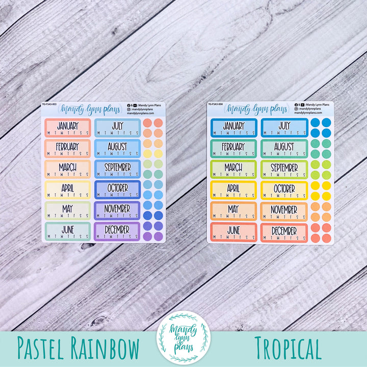 A5 Common Planner Year at a Glance