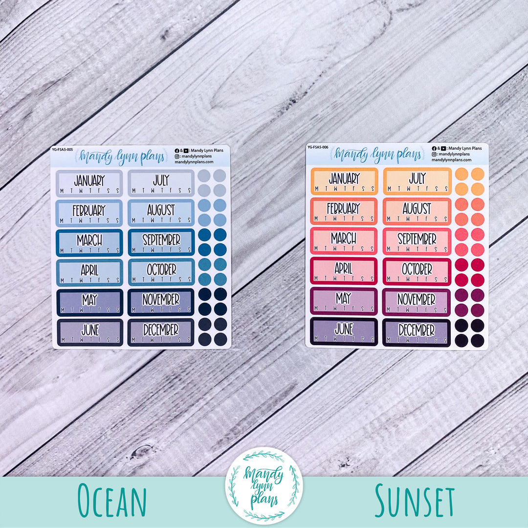 A5 Common Planner Year at a Glance