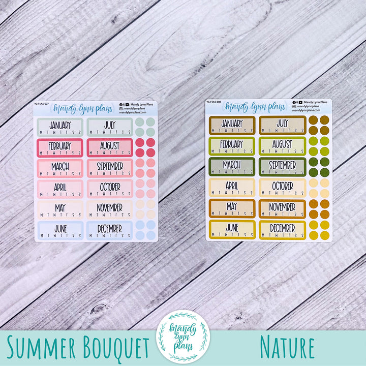 A5 Common Planner Year at a Glance