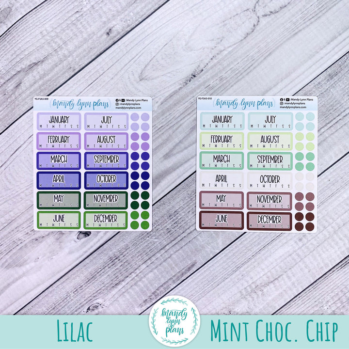 A5 Common Planner Year at a Glance