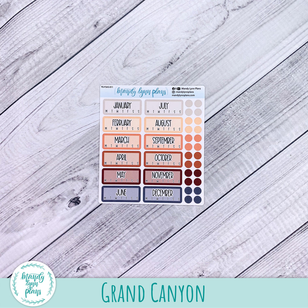 A5 Common Planner Year at a Glance