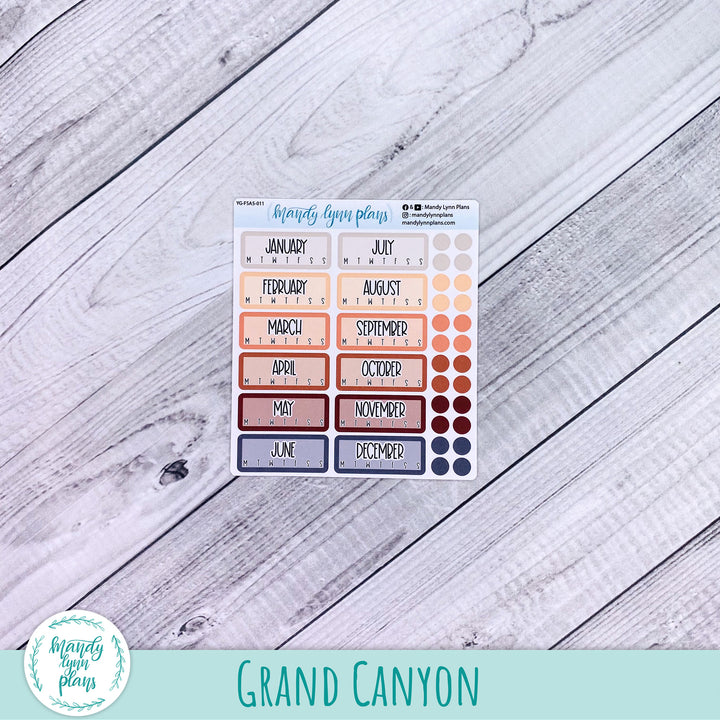 A5 Common Planner Year at a Glance