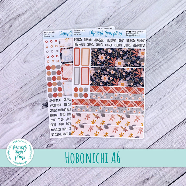 Any Month Hobonichi A6 Monthly Kit || Hello Fall || MK-A6T-3290