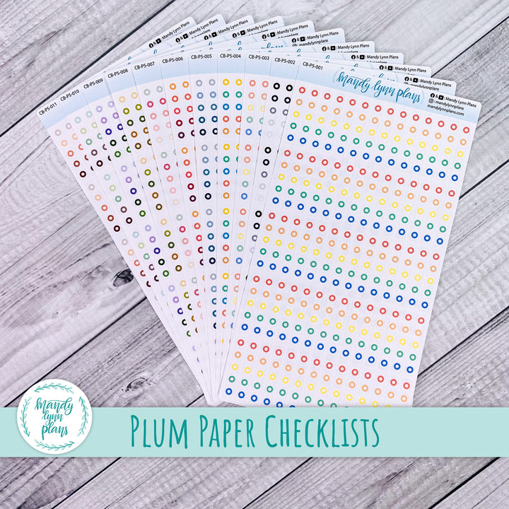 A5 & 7x9 Plum Paper || Checklists