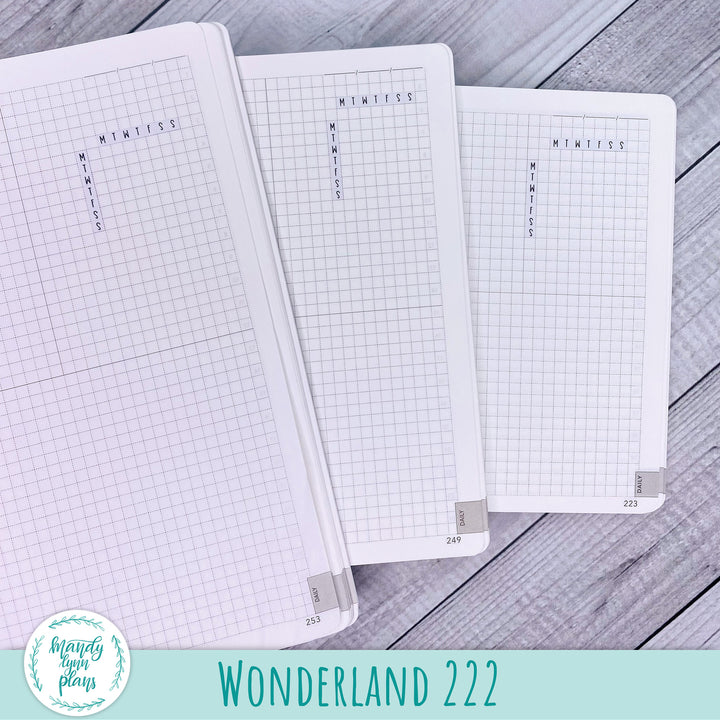 MTWTFSS Horizontal and Vertical Weekly Strips