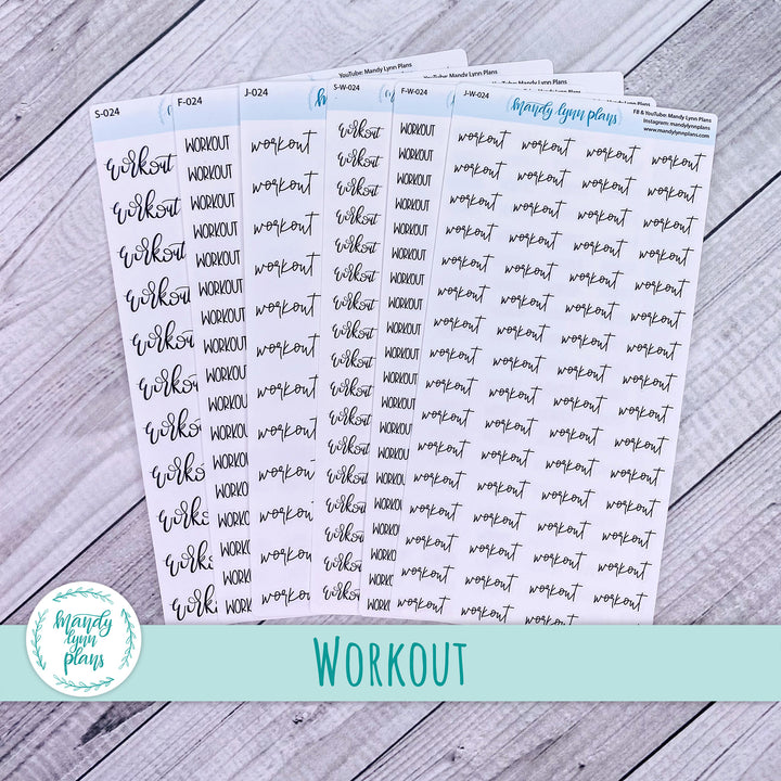 Workout Scripts || 024