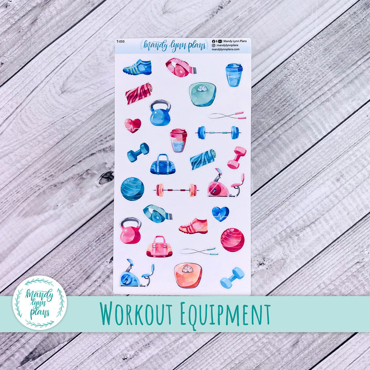 Workout Equipment Doodle Deco || T-050