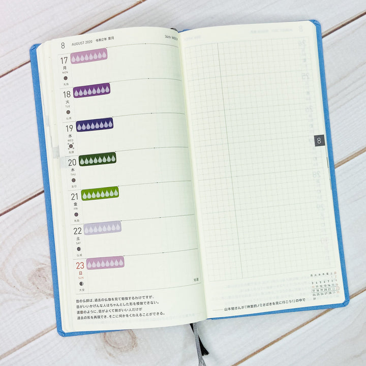 Hobonichi Weeks and A6 Water Trackers