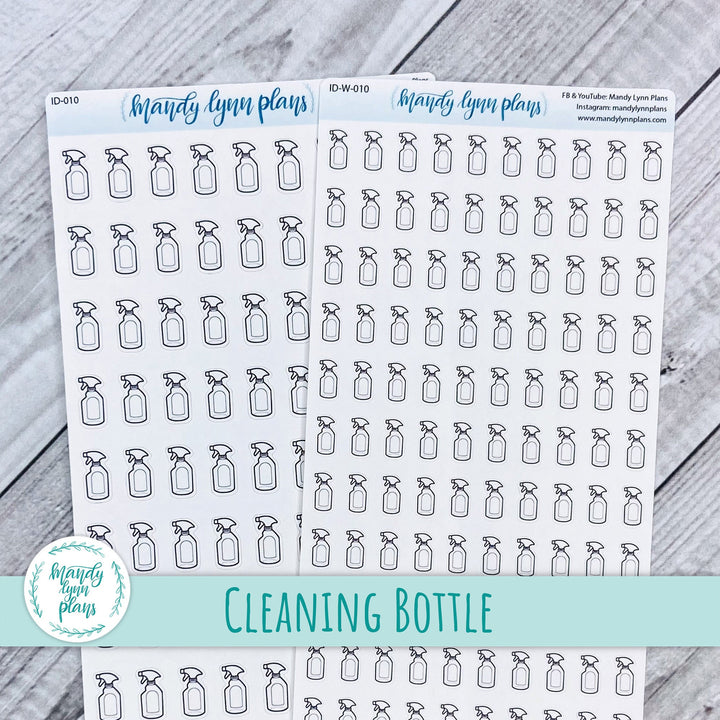 Cleaning Bottle Icon Doodles || ID-010