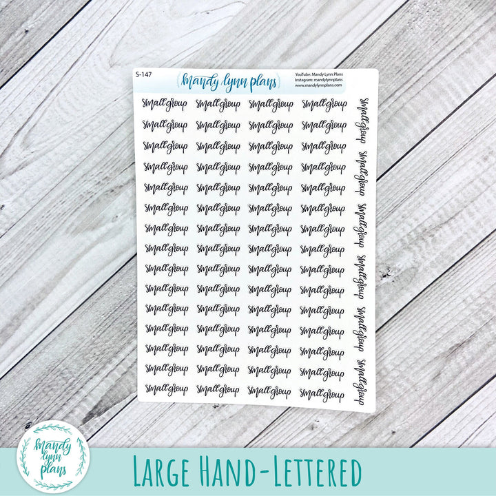 Small Group Scripts || 147