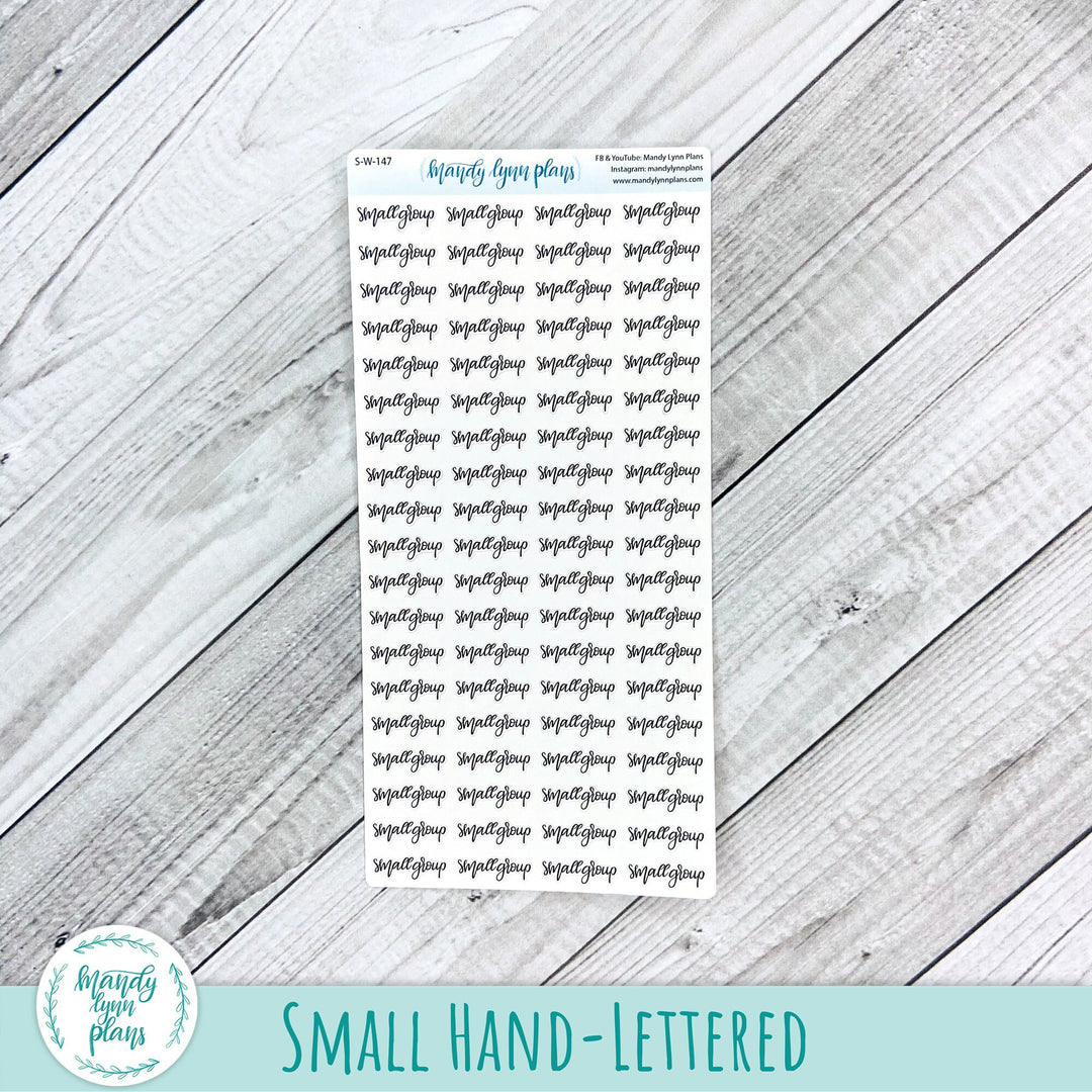 Small Group Scripts || 147