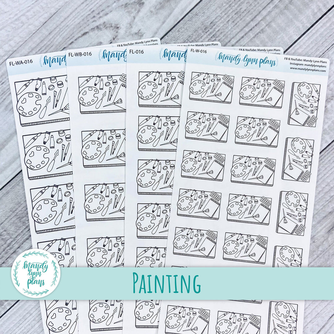 Painting Flat Lay ||  16