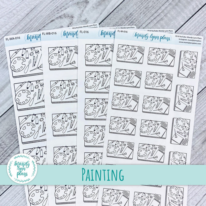 Painting Flat Lay ||  16