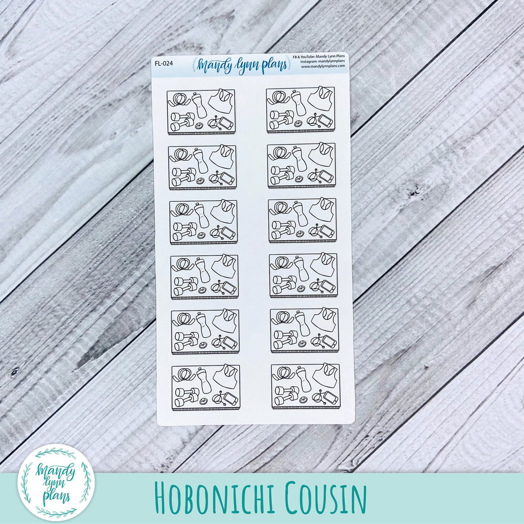 Workout Flat Lay ||  24