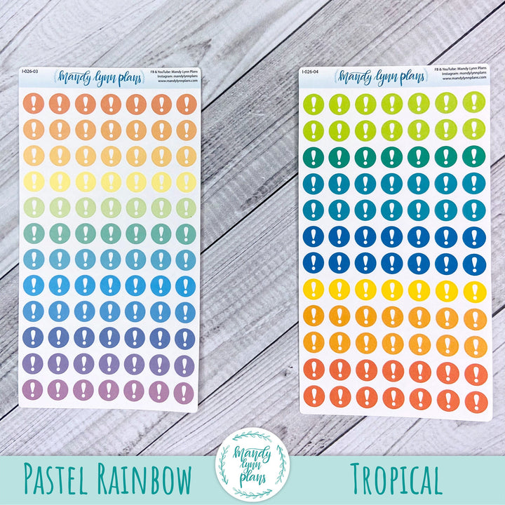 Exclamation Point Icons