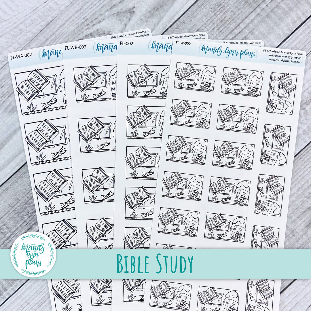 Bible Study Flat Lay ||  02