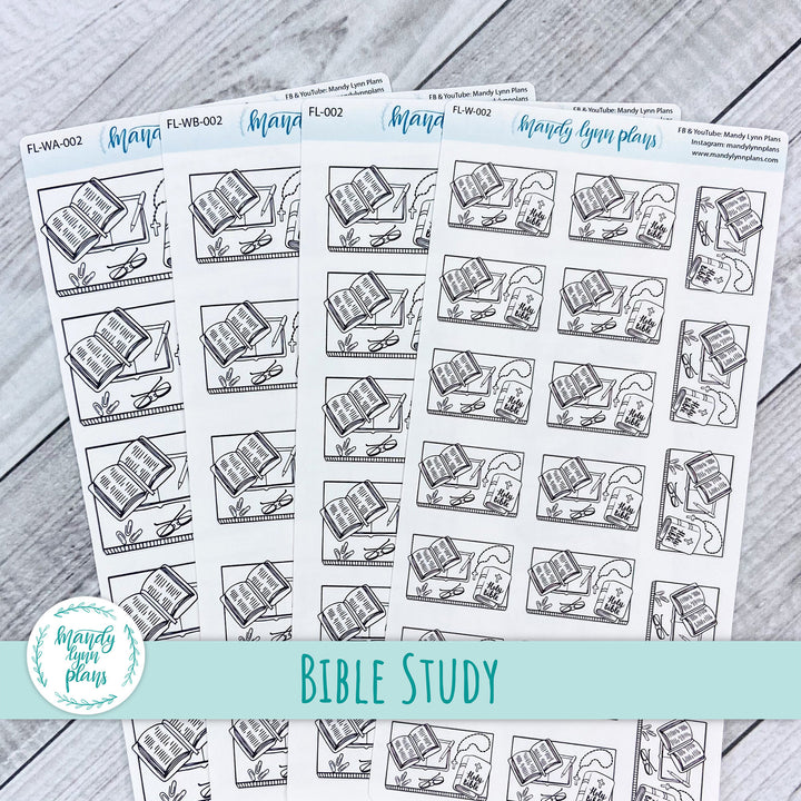 Bible Study Flat Lay ||  02