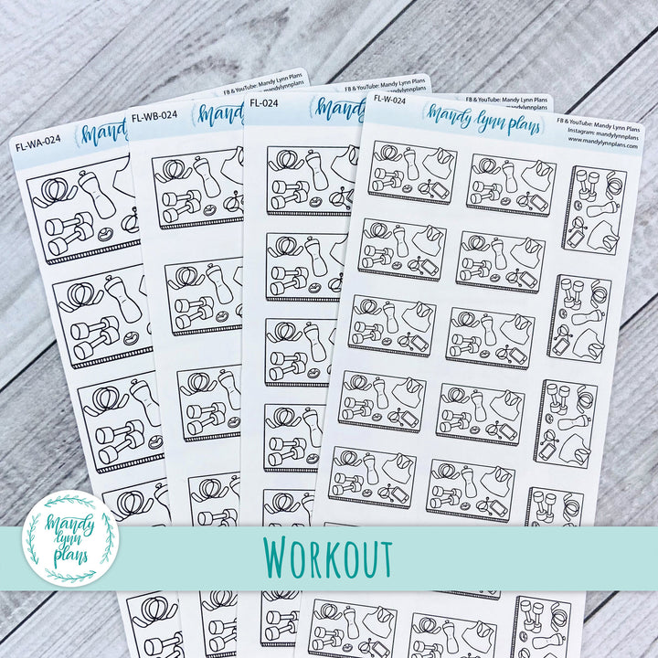 Workout Flat Lay ||  24