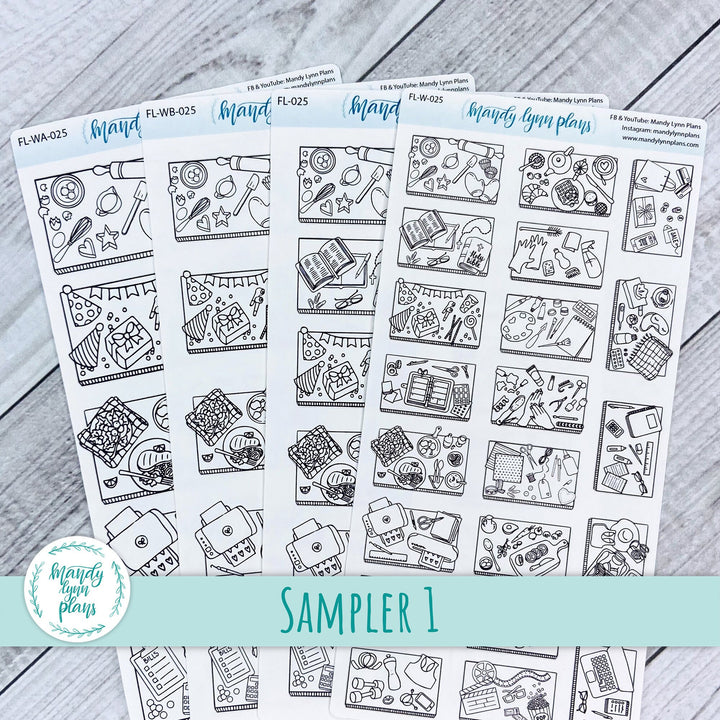 Sampler 1 Flat Lay ||  25
