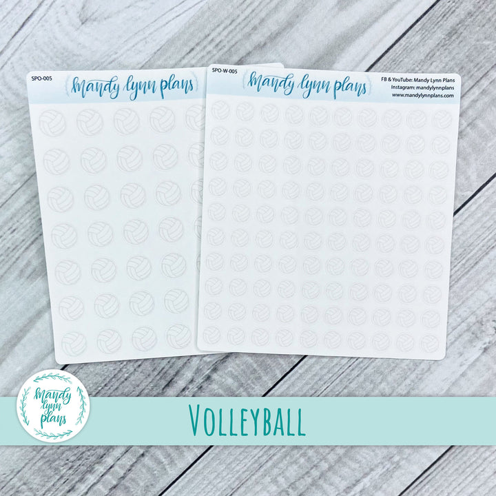 Volleyball Sports Stickers || 005