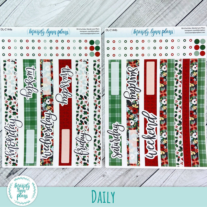Hobonichi Cousin Daily Kit || Berry Merry Christmas || DL-C144