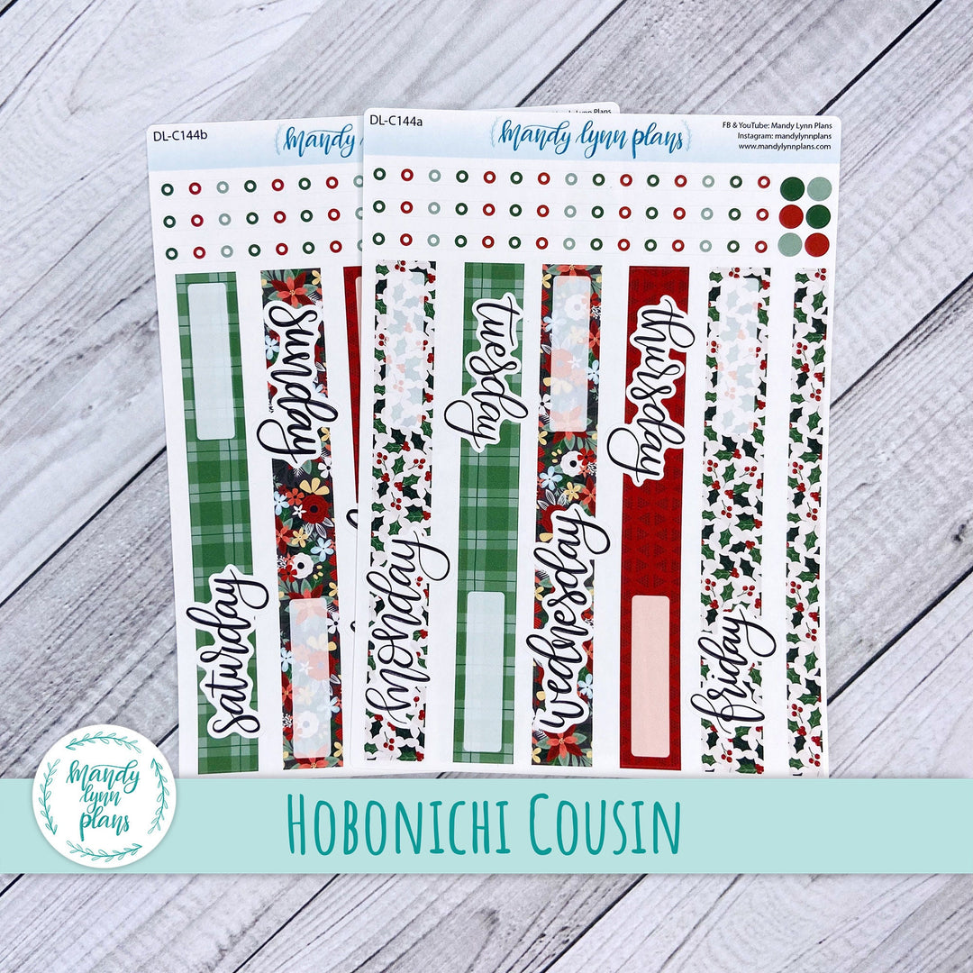 Hobonichi Cousin Daily Kit || Berry Merry Christmas || DL-C144