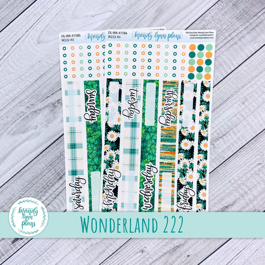 Wonderland 222 Daily Kit || Shamrocks and Daisies || 158
