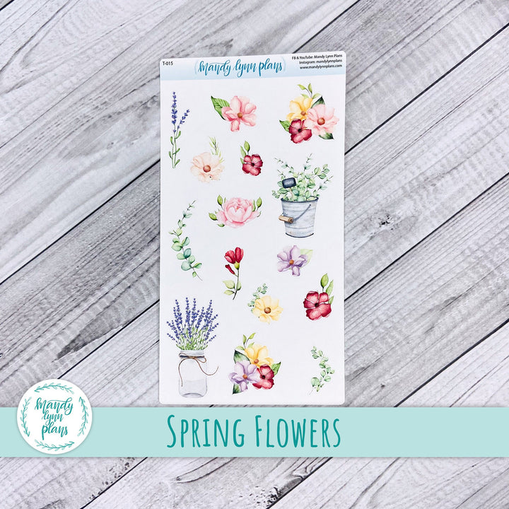 Spring Flower Doodles || T-015