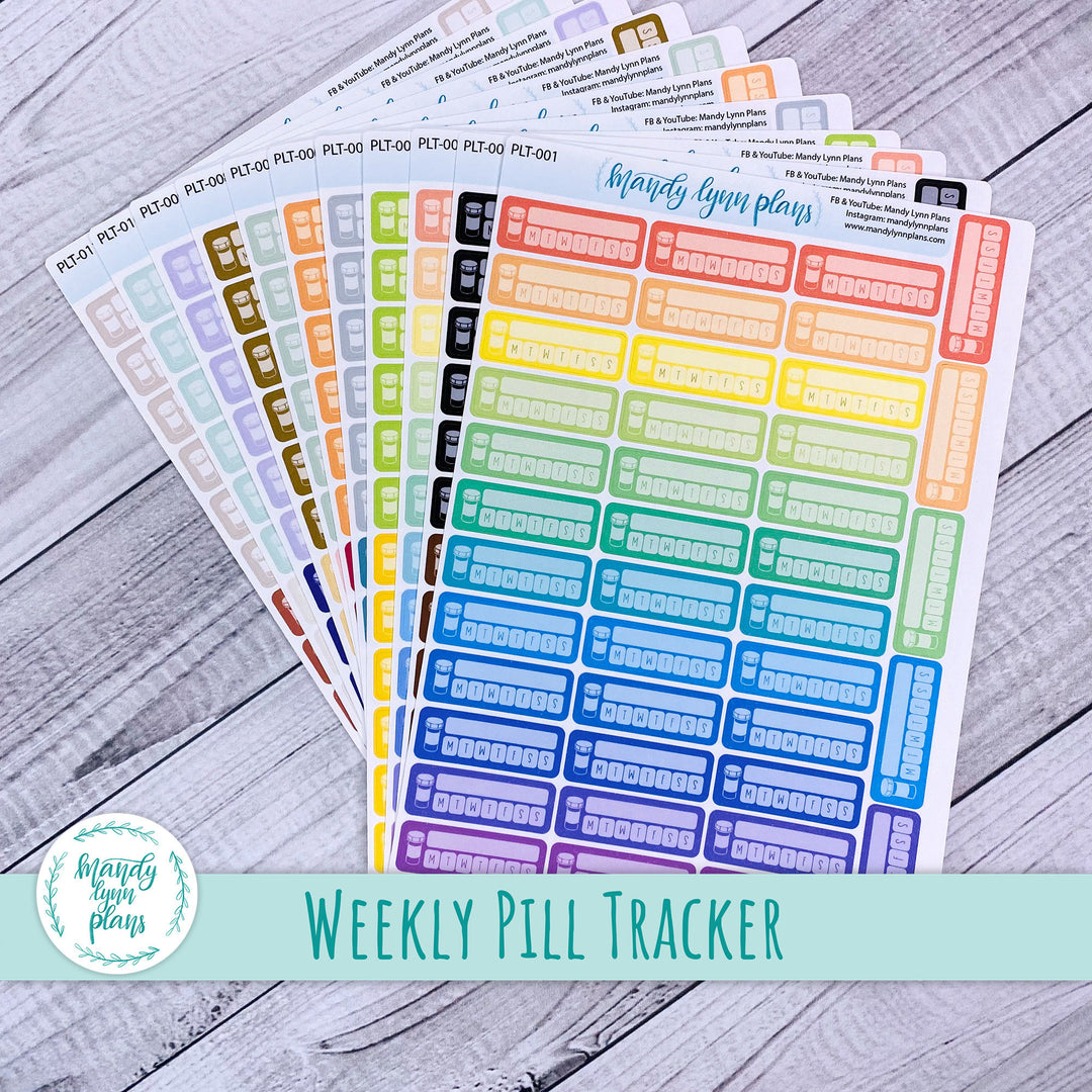 Weekly Pill Trackers