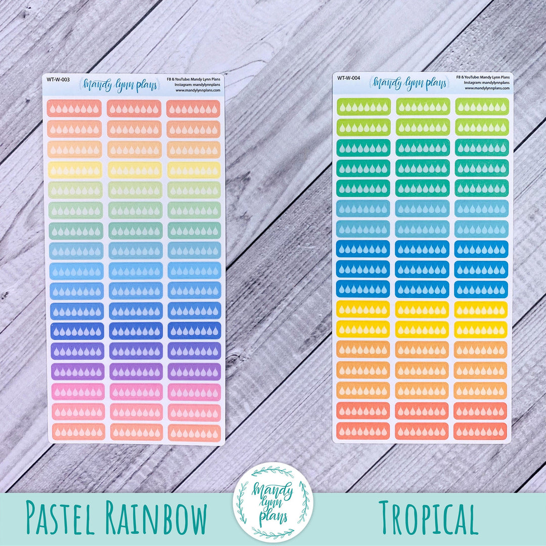 Hobonichi Weeks and A6 Water Trackers