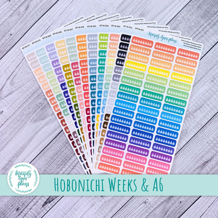 Hobonichi Weeks and A6 Water Trackers