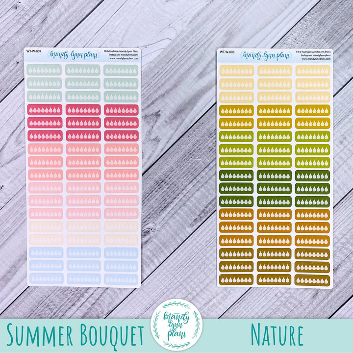 Hobonichi Weeks and A6 Water Trackers