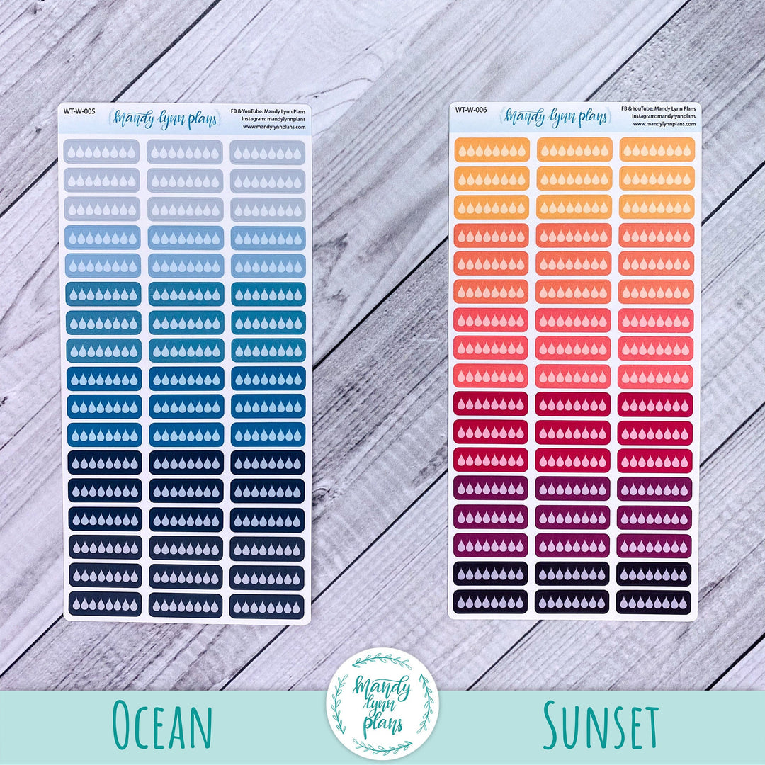 Hobonichi Weeks and A6 Water Trackers