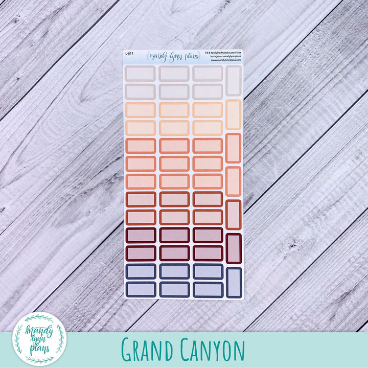 Hobonichi Weeks Large MONTHLY VIEW Labels || A6 Hobonichi WEEKLY VIEW