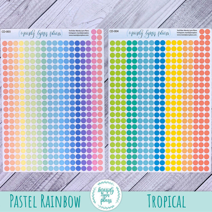 Small Colored Planner Dots
