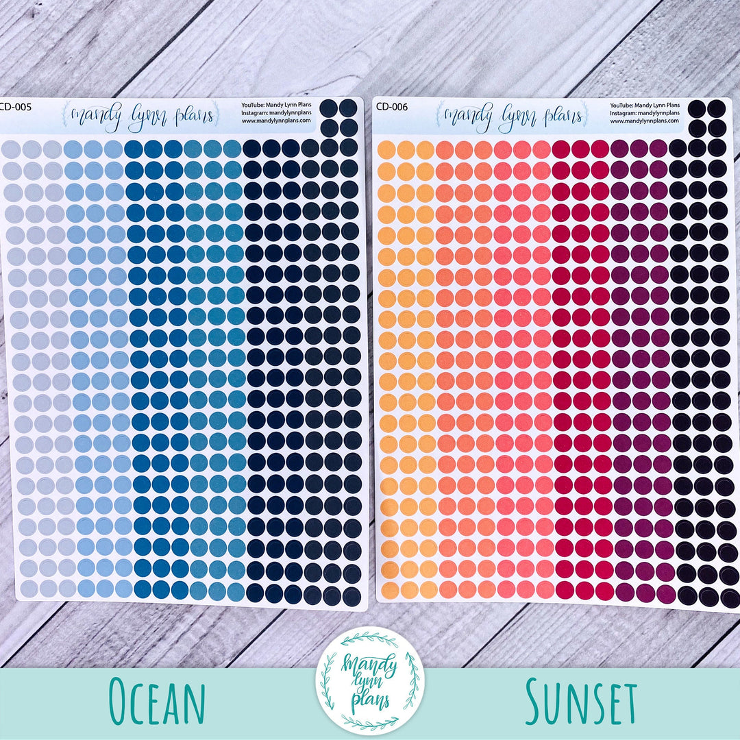 Small Colored Planner Dots