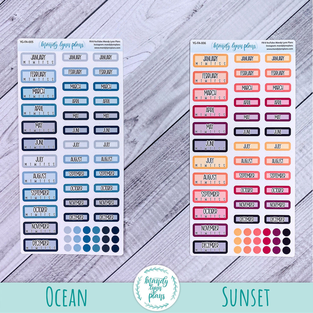 Hobonichi A6 Year at a Glance