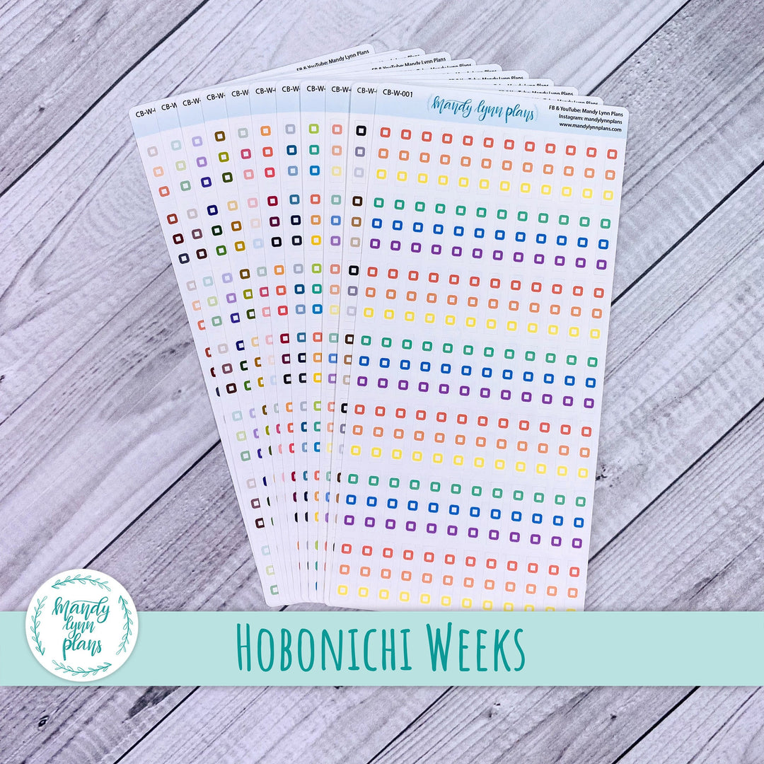 Hobonichi Weeks Checkboxes