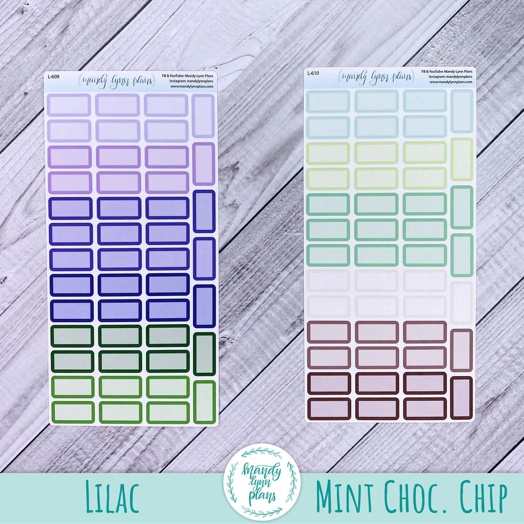 Hobonichi Weeks Large MONTHLY VIEW Labels || A6 Hobonichi WEEKLY VIEW