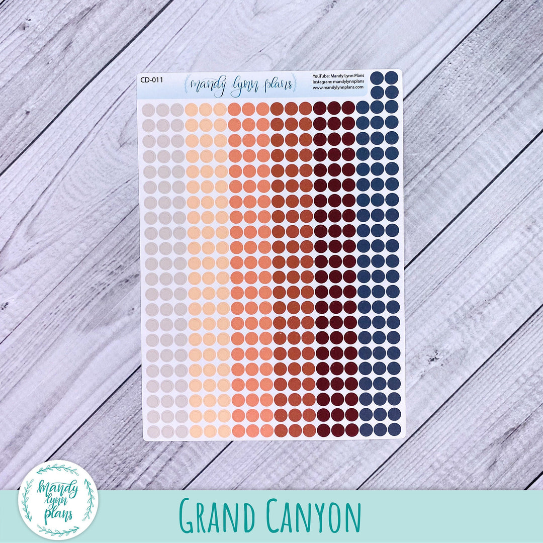 Small Colored Planner Dots