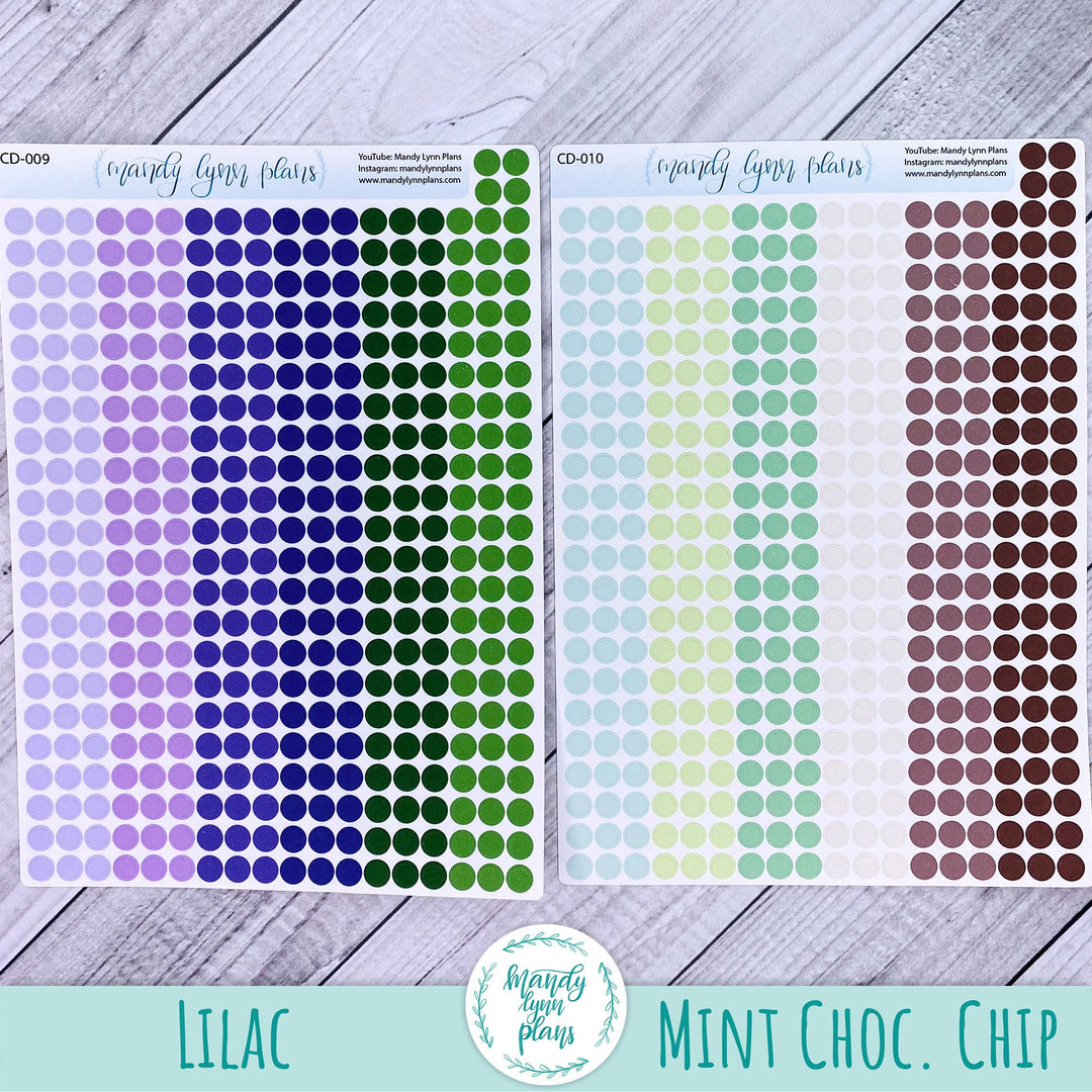 Small Colored Planner Dots