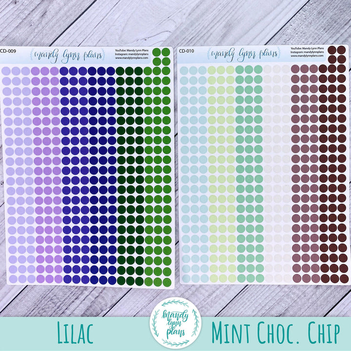 Small Colored Planner Dots