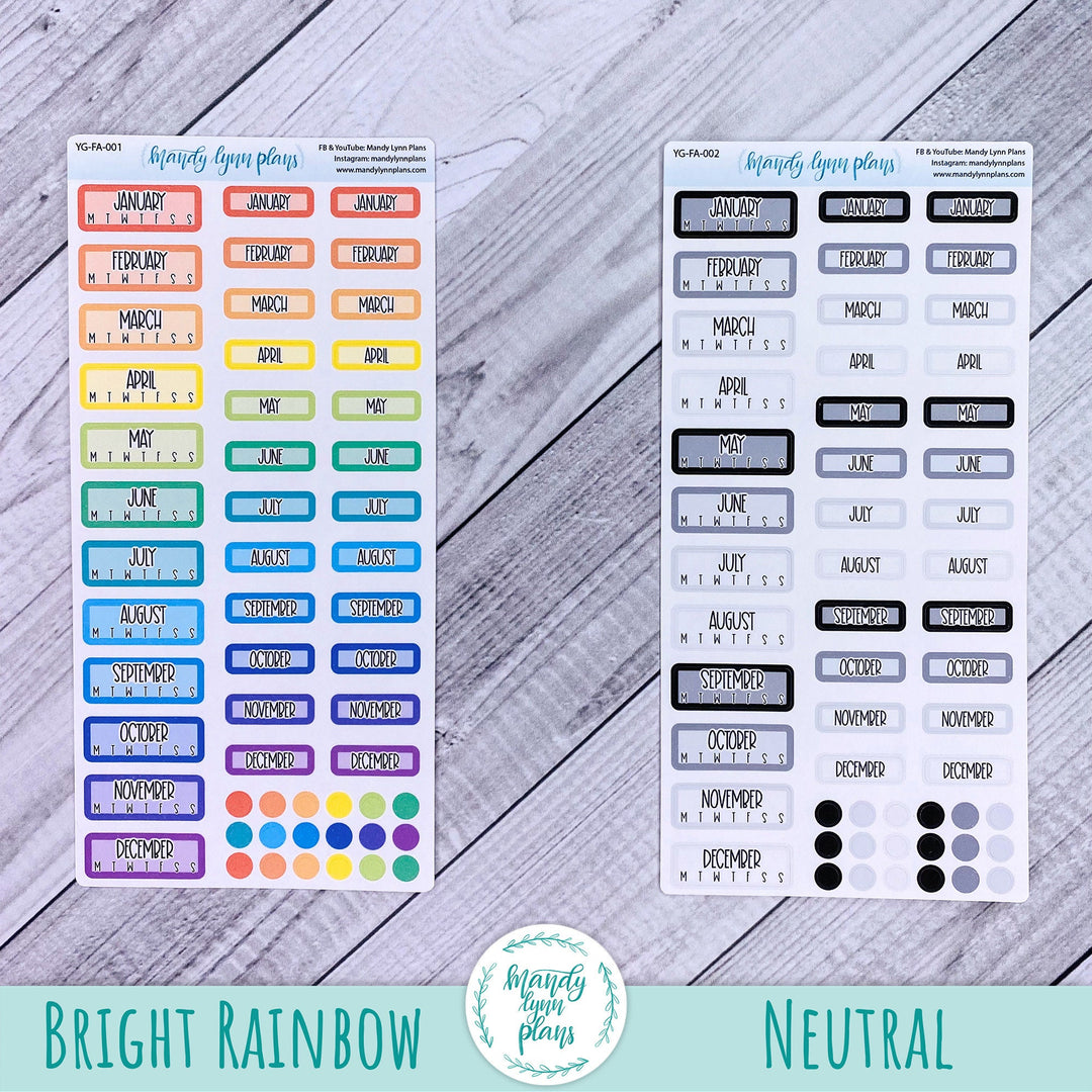 Hobonichi A6 Year at a Glance