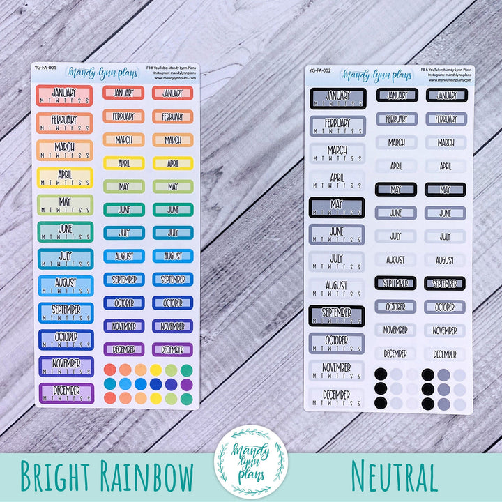 Hobonichi A6 Year at a Glance